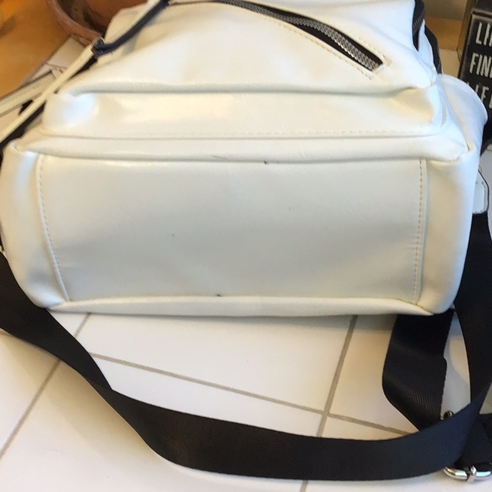 Vegan Leather Roomy Backpack/Shoulder Bag (#7) - Picture 7 of 8
